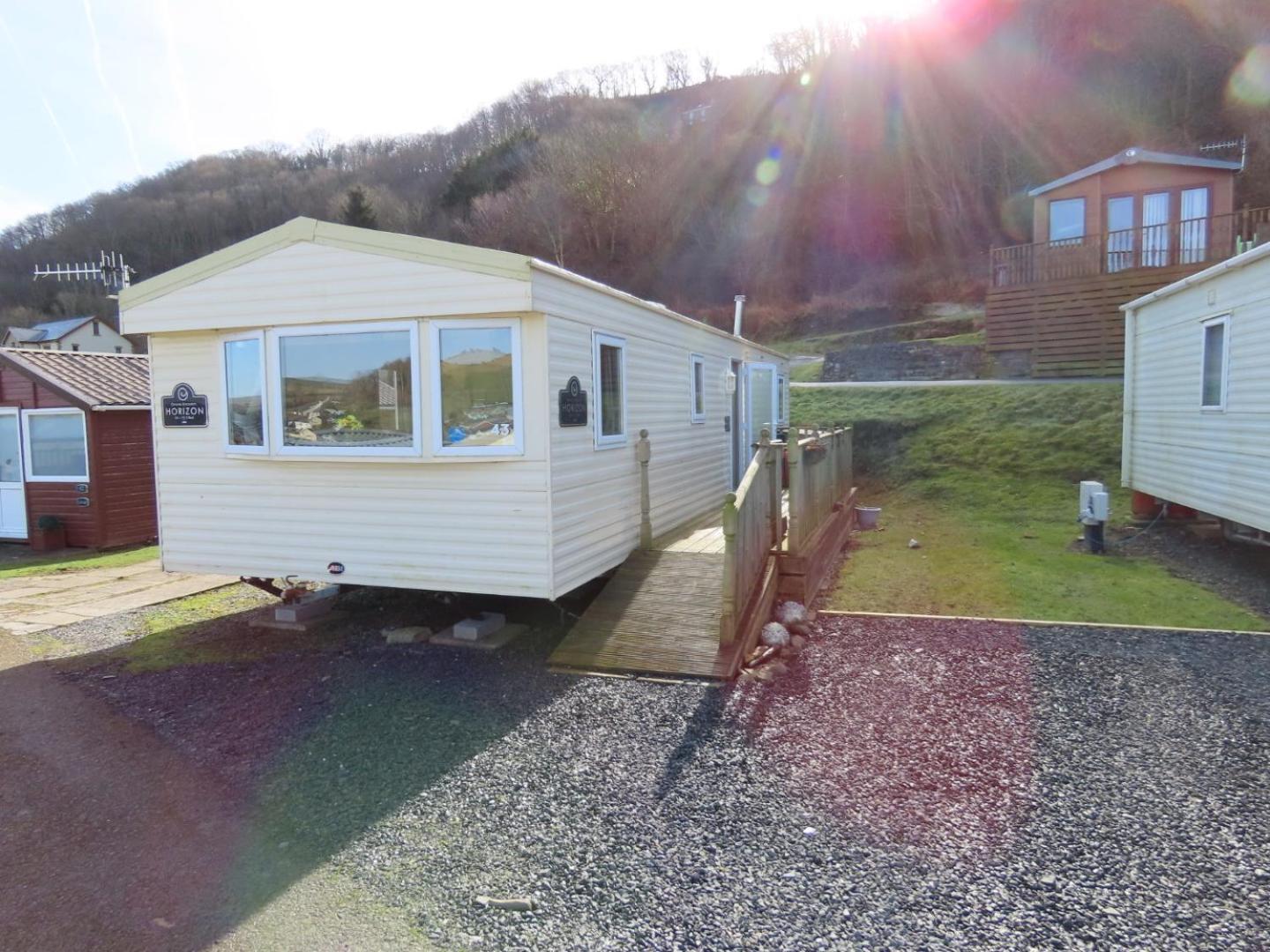 3 Bedroom Static Caravan With Sea View In Clarach Bay Village Abi Horizon * Aberystwyth